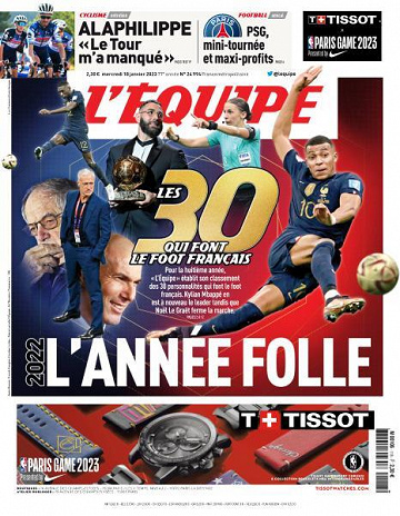 L'equipe - 18 Janvier 2023