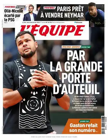 L'equipe - 25 Mai 2022