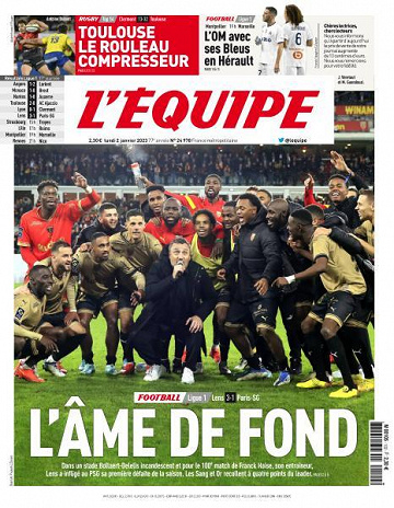 L'equipe du 02 Janvier 2023