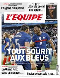 L’equipe du 26 Mars 2022