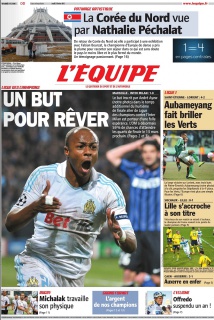 L´Equipe du jeudi 23 février 2012