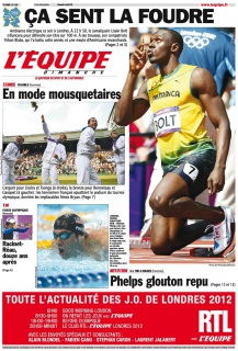 L'equipe Edition du 05 Août 2012