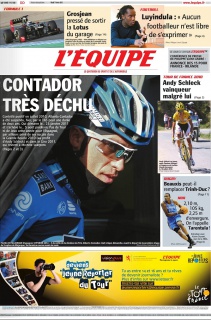 L'equipe Edition du 07 Fevrier 2012