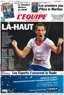 L'equipe Edition du 11 Août 2012