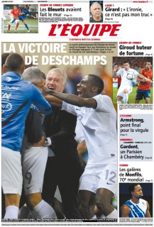 L'equipe Edition du 18 Octobre 2012