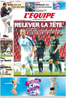 L'equipe Edition du 29 Août 2012