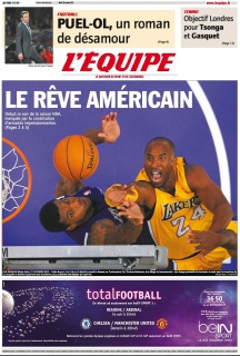 L'equipe Edition du 30 Octobre 2012