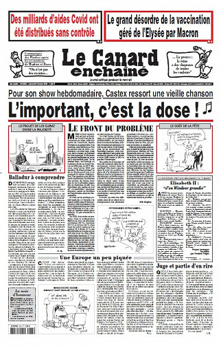 Le Canard enchaîné N°5244 - 12 Mai 2021