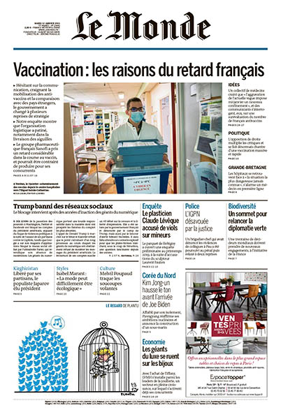 Le Monde du 05 Novembre 2021