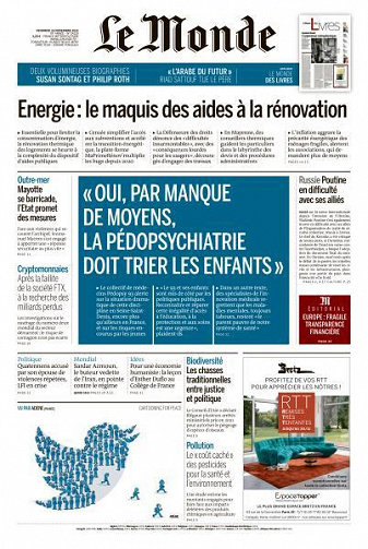 Le Monde du 25 Novembre 2022