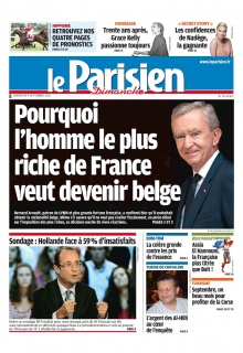 Le Parisien du 09 Septembre 2012