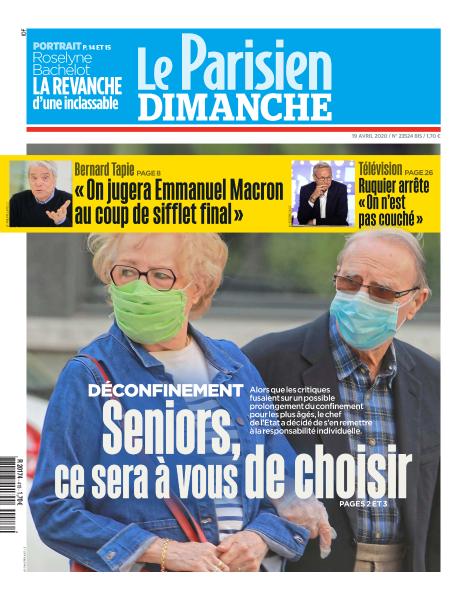 Le Parisien du Dimanche 19 Avril 2020